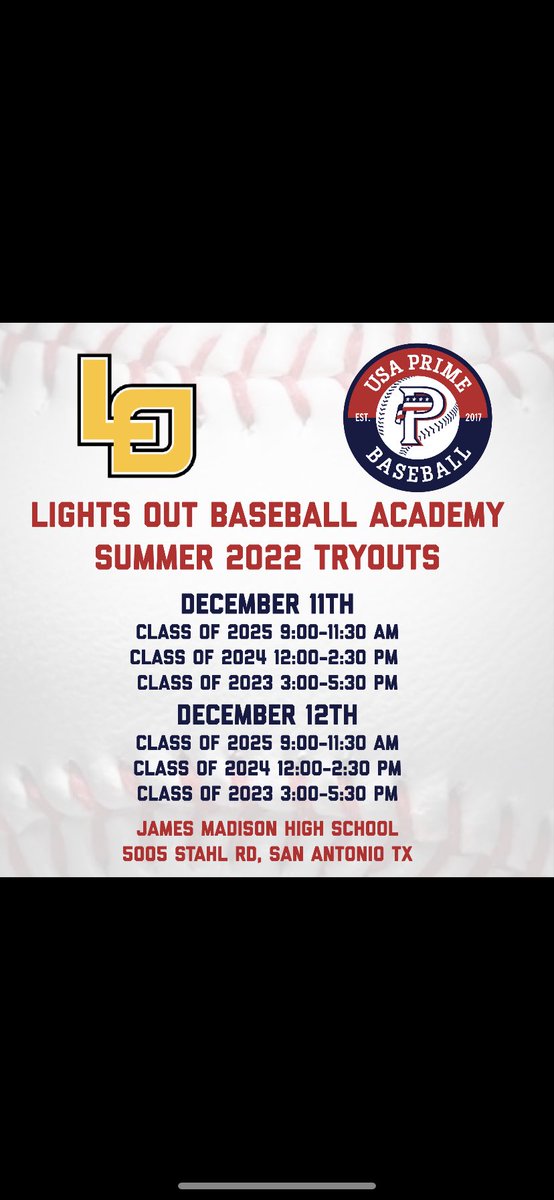 Big things happening. Tryout information.