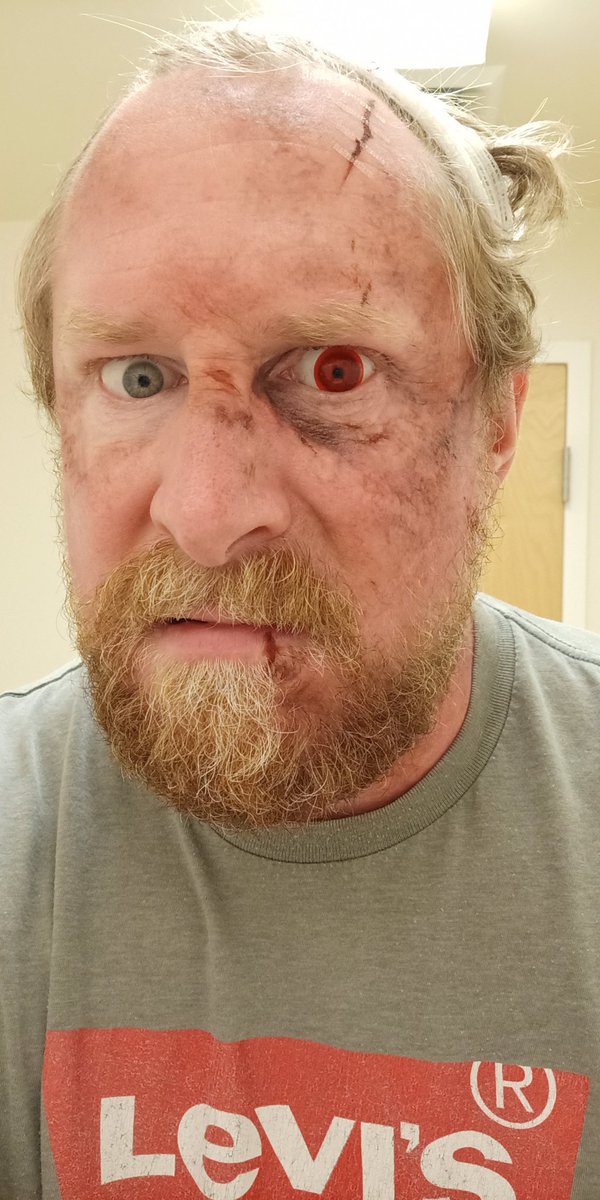 TheWranglerPNW's tweet photo. Hey, @TheMutantFam! I think you will love what @ShanebrookM is cooking up! Follow us over there if you want find out why I look like this & get the deets on #BadFishMovie, which wraps principal production today!
#murdermystery #creaturefeature #mutantfam https://t.co/oakzt956y2