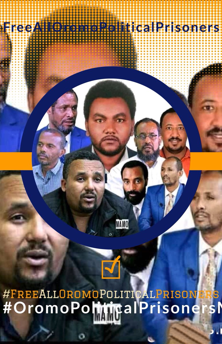 The lives of the High Profile Oromo Political Prisoners are said to be in danger. Unless the Qeerroo(Oromo Youth) secure their release immediately. #FreeAllOromoPoliticalPrisoners 
#OromoPoliticalPrisoners