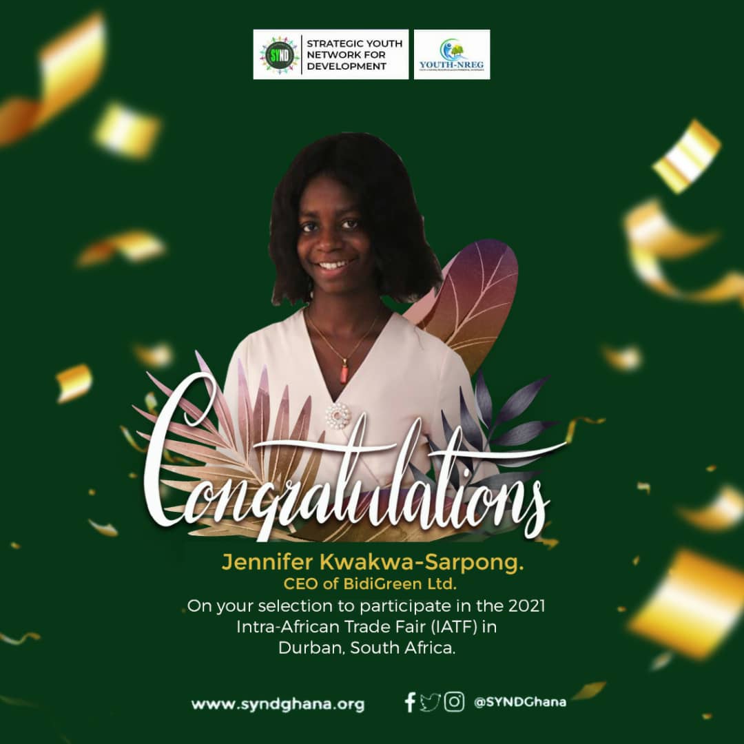 chibeze1's tweet photo. Jennifer is one of the Young Green Entrepreneurs who uses palm kernel shells and coconut shells to produce charcoal in #Ghana.
@SYNDGhana, we wish her the very best as she meets potential partners and investors in South Africa.
#REstartups #RESolutions https://t.co/vywvnr87R5