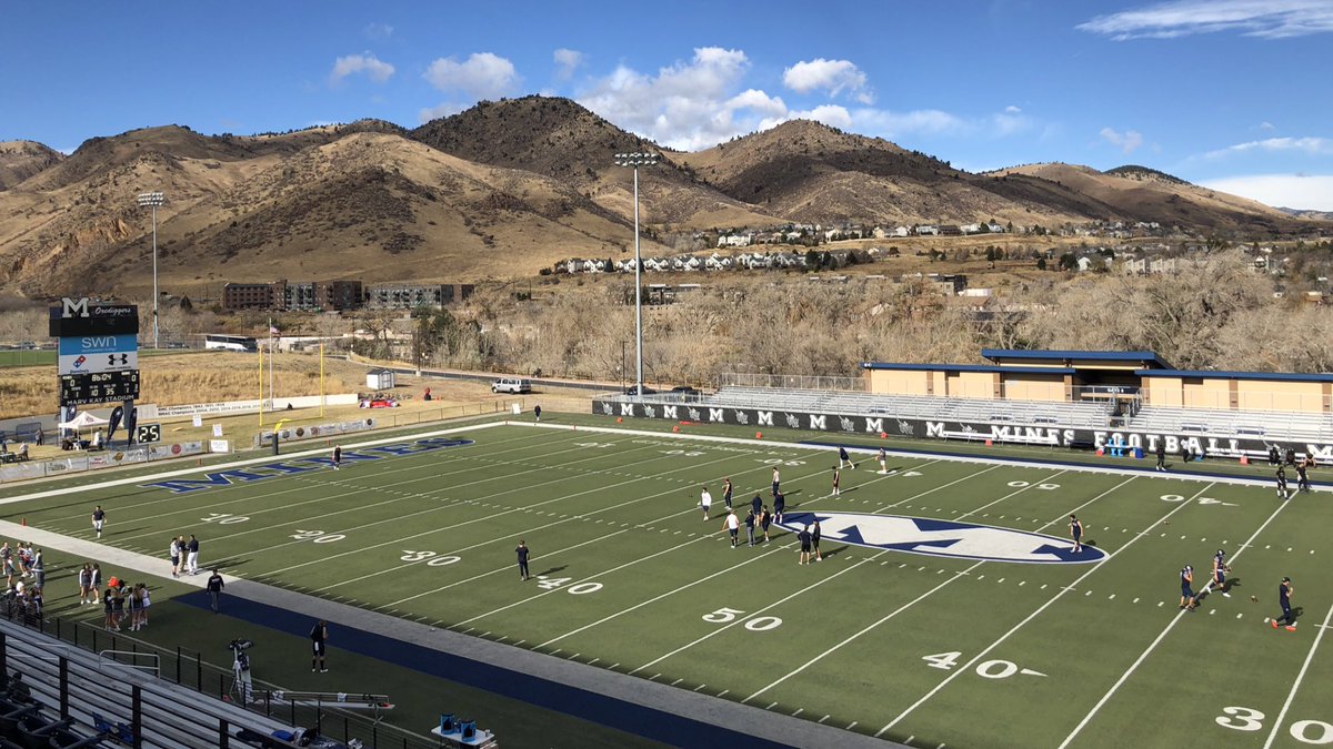 A fantastic day for football - senior day starts at 11:45, kickoff at 12:05! #HelluvaEngineer⚒