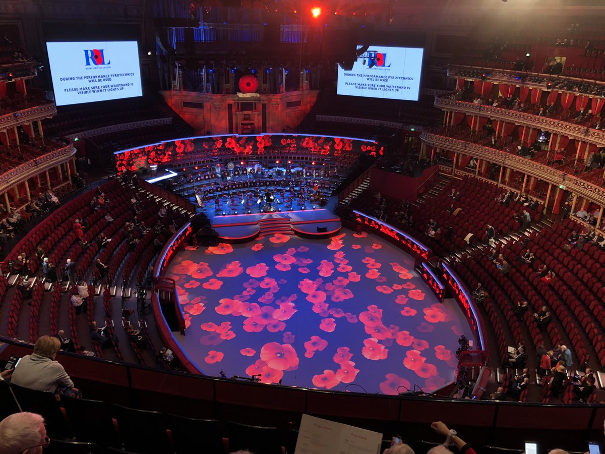 We are ready for the #FestivalofRemembrance at the <a href="/RoyalAlbertHall/">Royal Albert Hall</a> tonight! Will you be watching on TV later or are you here? Let us know!