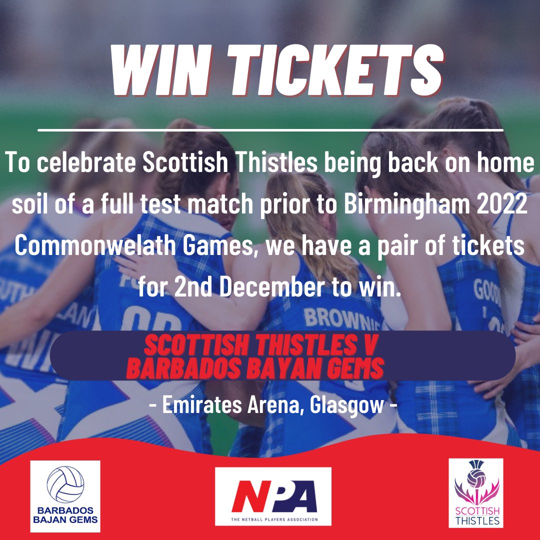 Fancy winning tickets to some international matches coming up? Head to our Instagram page for some options! instagram.com/netballpa/ <a href="/EnglandNetball/">England Netball</a> <a href="/NetballScotland/">Netball Scotland</a> #playersvoice