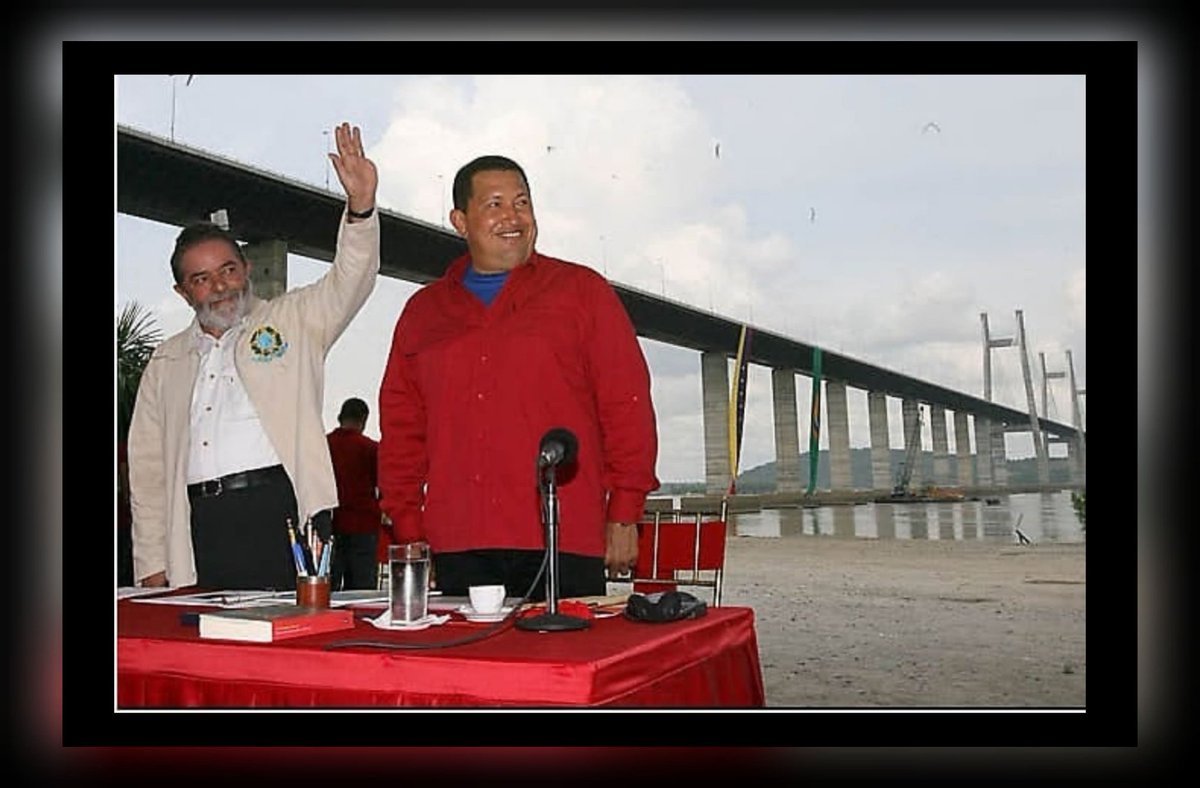 212carabobo1's tweet photo. #Efemérides. Hoy #13deNov Conmemoramos 15 años de la inauguración del 2do  puente sobre el río Orinoco, bautizado como "Puente Orinoquia" una mega estructura de 3.156 metros de longitud, que une y conecta entre sí a los estados Bolívar, Monagas y Anzoátegui.

#FANBESSOBERANIA https://t.co/PBEHlR4S8w