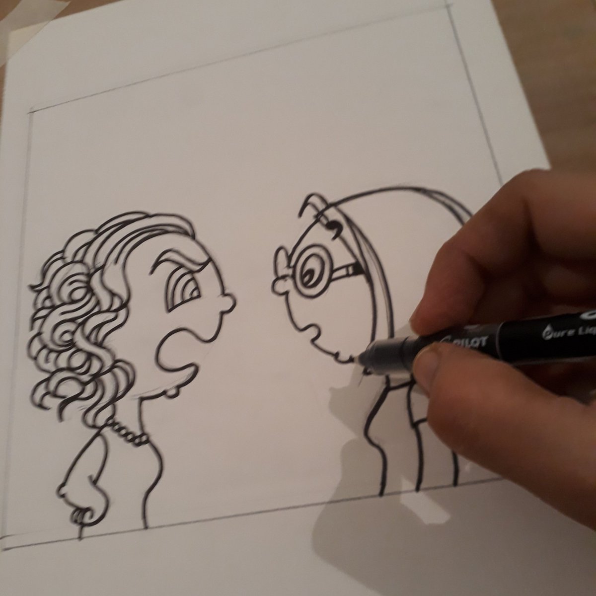 jennybhattart's tweet photo. Working on a new strip for my #TwoGirlsTalking comics!
It's gonna be about #NFTs !
#TwoGirlsTalkingComics
#NFTArtists #NFTCommunity #funnycomics #funnywebcomics #webcomicseries #hilariouscomics #indiancomics #promoteindiecomics #comicseries https://t.co/lGZOX6TZDd