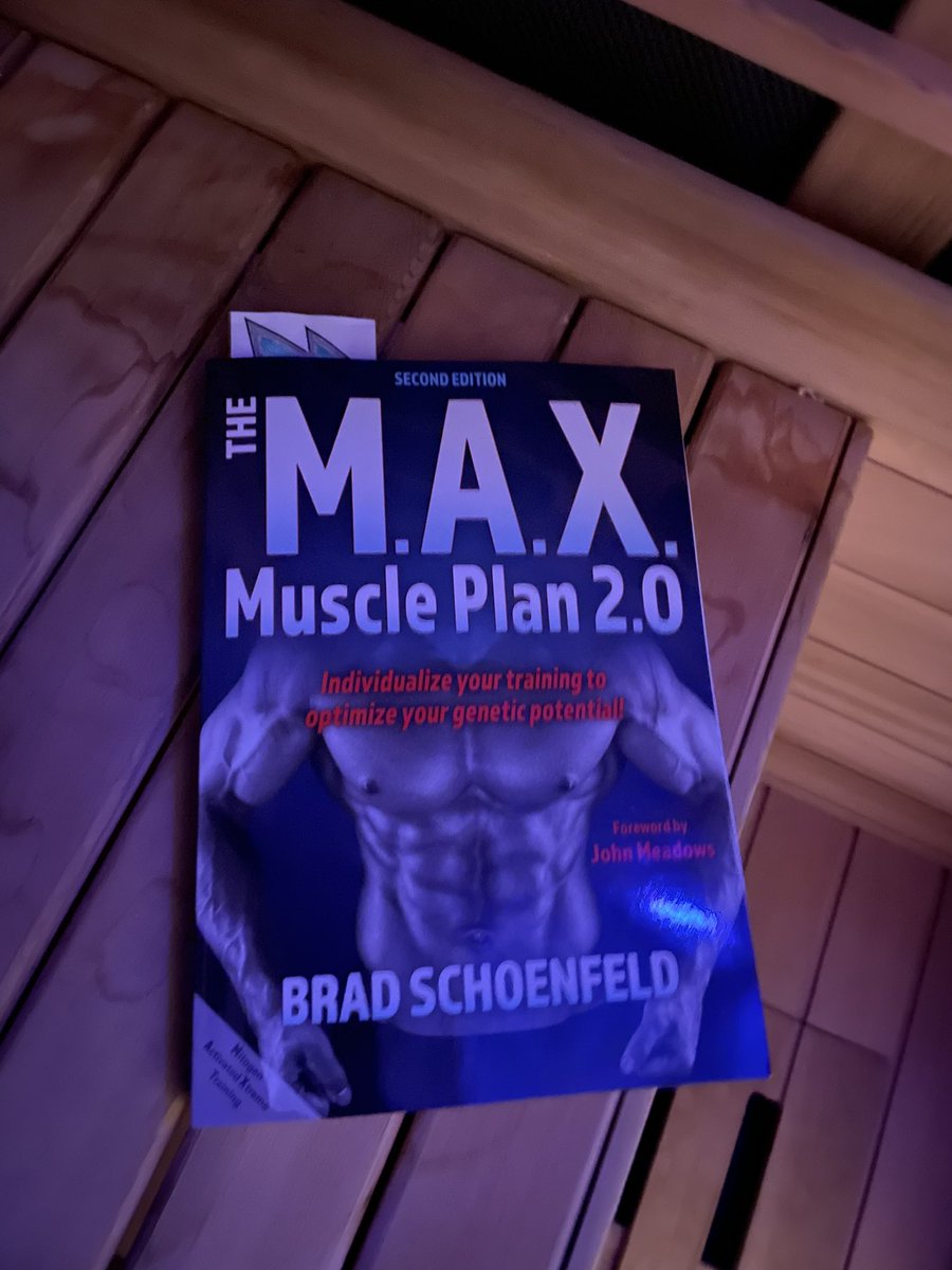 Looking forward to reading this beauty. You can never learn too much and continuing to improve is what it is all about. #muscle #fitness #learning #personaltrainer #gettingbigger #gettingstronger Thank you @BradSchoenfeld