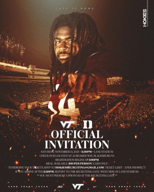 noahevaughn's tweet photo. Virginia Tech today! @CSmithScout @jabaridavis_VFL @NCEC_Recruiting @CoachLecht @HokiesFB https://t.co/yHaAYQEO6F