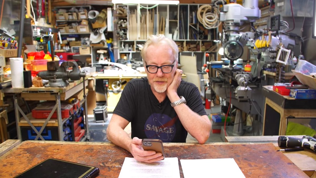 donttrythis's tweet photo. In this @testedcom member Q&amp;A, I talk about how I (try to) stay focused while working despite SO MANY distractions. Watch:   https://t.co/Jr4HkU12uv https://t.co/9nBLhF5zdy