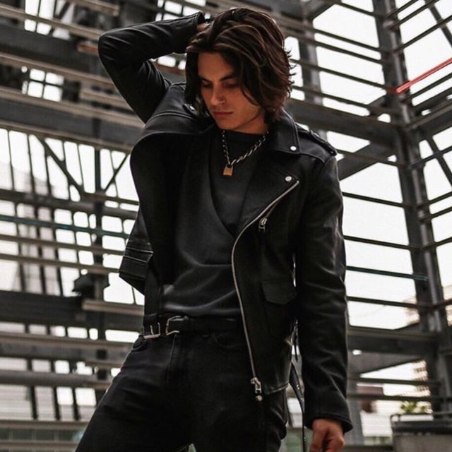 He's trying to be more photogenic, even for a bad boy.