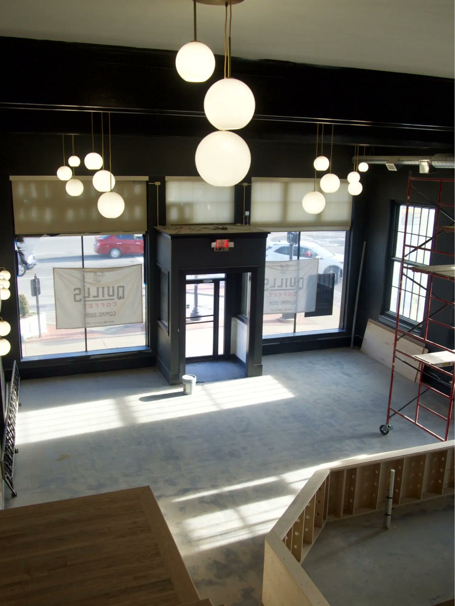 Here is a long awaited J-Town cafe update: 
Lights are up, stairs are in, and the counter space is looking good! We are so stoked for the finished look of this space.
#qualityforall