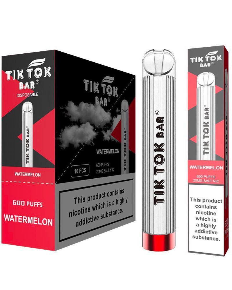 Warning - Vaping is an age restricted product. You must be 18 or over to  use this product. Tik Tok Bar Disposables - 3.99 (Any 3 for 10) Another  range of new
