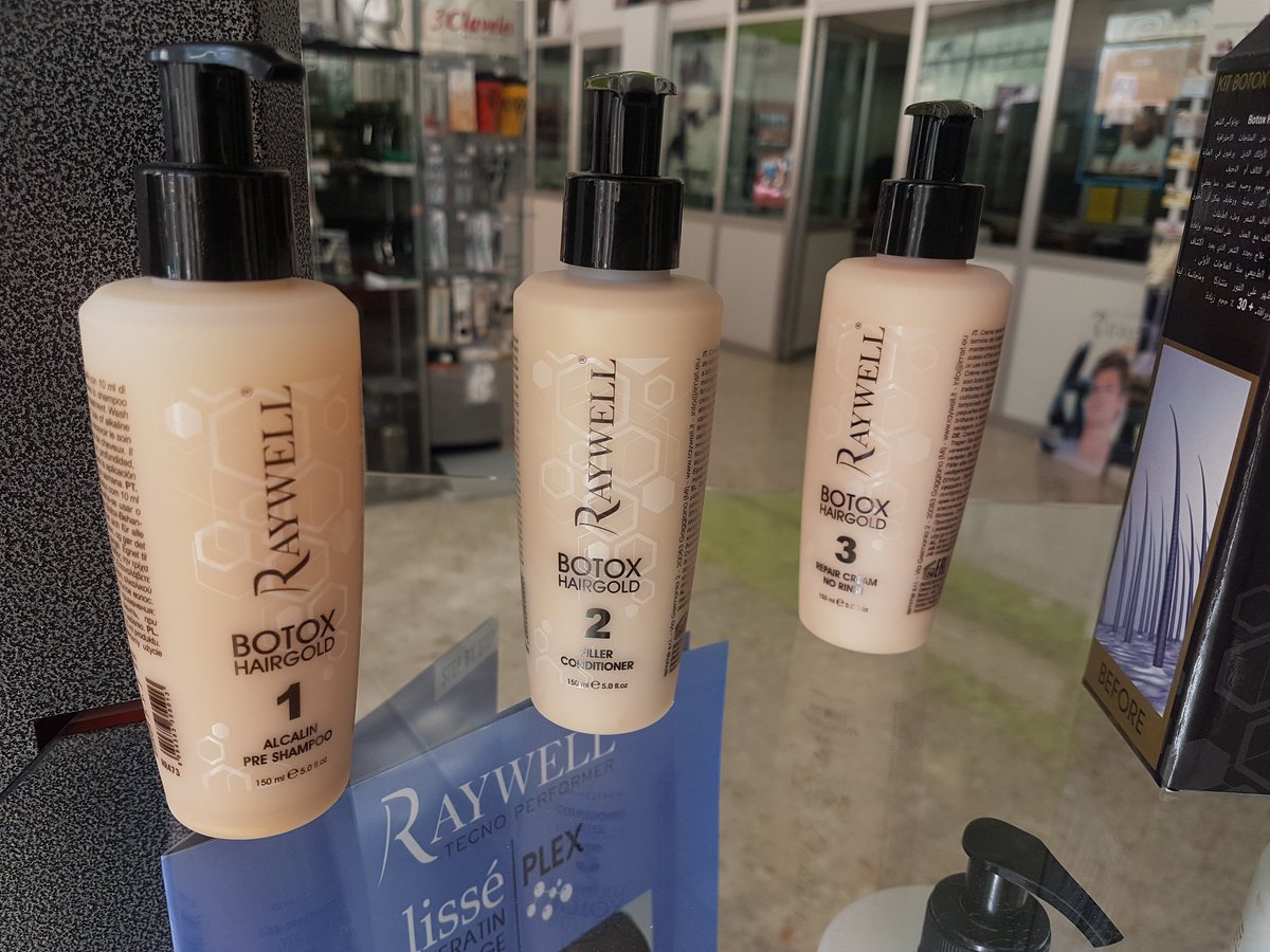 Raywell_es's tweet photo. BOTOX HAIR GOLD RAYWELL

Con botulina capilar puedes recuperar en tu cabello tu belleza natural, luminosidad y desenredarlo sin ningún problema. Aporta 30% más de volumen.

#RAYWELL #BOTOX #botulinacapilar #hairdresser #cut #cabellodebil #cabellodañado #mechas #color #rejuvenecer https://t.co/5jav5GGHzm