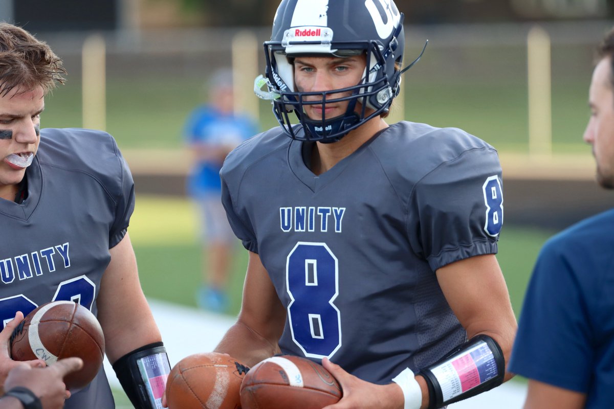 It's amazing to me that Cameron and Drew Chandler only have two college offers to play football. They are the Unity Christian offense. These dudes are elite athletes.