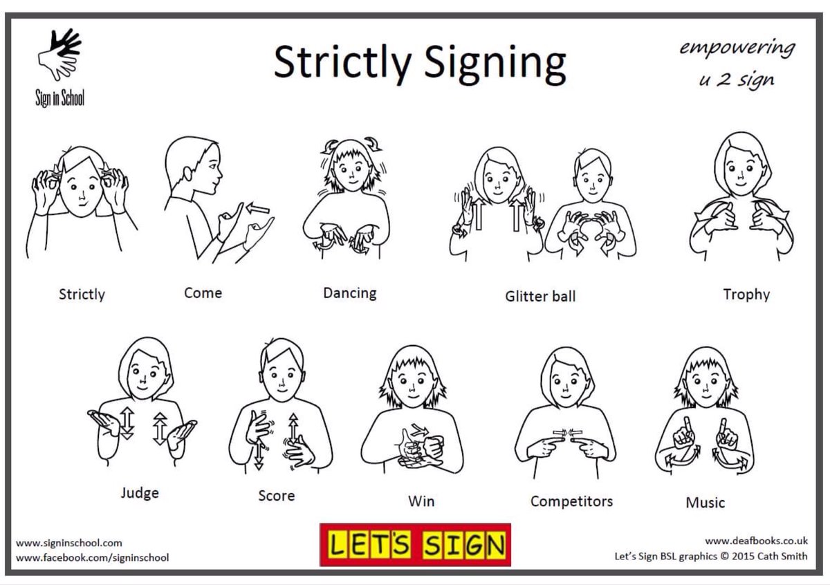 Are you going to be watching <a href="/bbcstrictly/">BBC Strictly ✨</a> tonight? @RoseAylingEllis has stimulated a massive interest in #BSL. Have you seen our #StrictlySigns in association with <a href="/DeafBooks/">Let's Sign</a>? <a href="/pernicegiovann1/">Giovanni Pernice</a> @TeamRio_SCD <a href="/TessDaly/">Tess Daly</a> <a href="/ClaudiaWinkle/">Claudia Winkleman</a> <a href="/TomFletcher/">Tom Fletcher</a> @MOTSI_MABUSE <a href="/CraigRevHorwood/">Craig Revel Horwood</a>