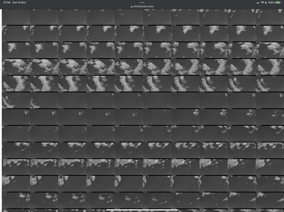 TasmanSkies's tweet photo. Lots of fast scudding clouds confused the #NZ0002 #GMN #meteorcam last night, and it thought it detected over 1000 meteors when really it was a small handful: https://t.co/vofNi4W6vf