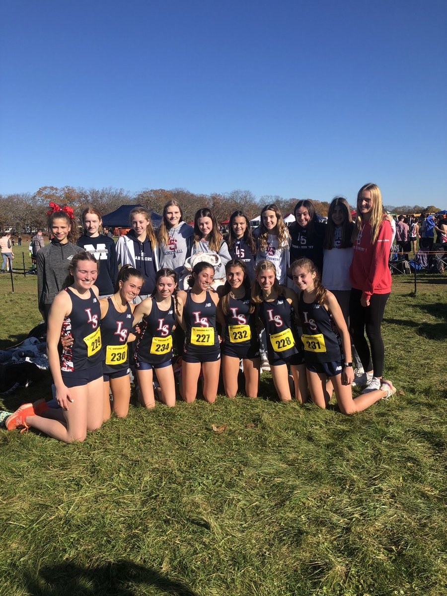 LS Girls XC with a good day!  Team qualifies for states with a 6th place finish.