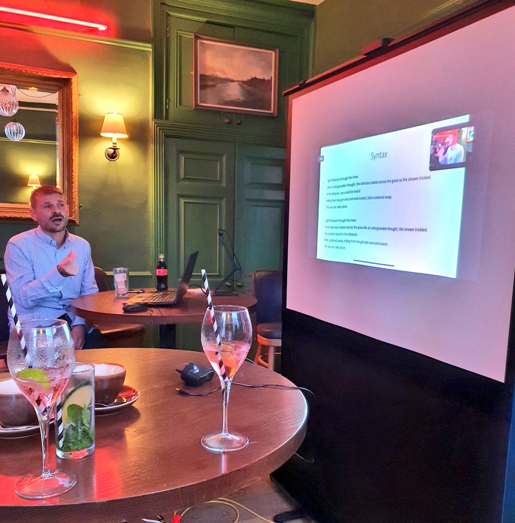 abbiemann1982's tweet image. Wonderful to meet @Xris32 in person and even more wonderful to hear him speak about syntax with such wisdom and passion. #successinEnglish #poorJoy