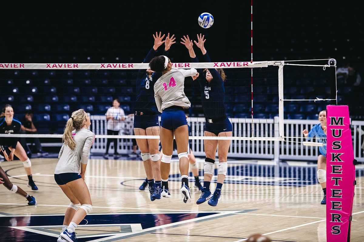 XavierVBALL's tweet photo. This afternoon we recognize Jayda Carlton! ⚔️

Jayda is the school record holder for most blocks in a single match (12), and has posted over 100 blocks in a season twice in her career! 🚫

Come see Jayda and all of our seniors this afternoon at 4, and tomorrow at 2! 🏐

#LetsGoX https://t.co/oCbpkJp6Nl