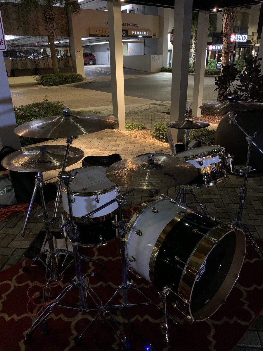 RexonDrumz's tweet photo. Had a great time last night playing at @islandwingucf with @About_Tuesday. Got so many compliments on my @SJCdrums kit. I love this thing! 😍😍😍 #abouttuesdayband #abouttuesday #sjcdrums #sjcfamily https://t.co/ltxKFdKX5L