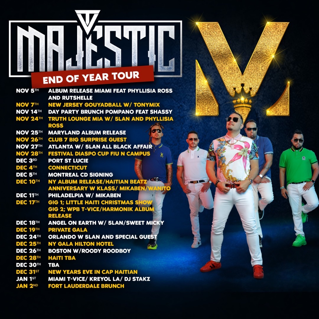 VICE2K's tweet photo. #Majestic End of the Year Tour!! Cheke dat pa w la‼️ https://t.co/rMNPogvTmr