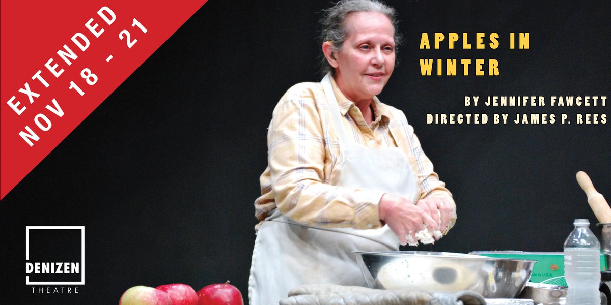 DenizenTheatre's tweet photo. 🎉 BY POPULAR DEMAND: APPLES IN WINTER EXTENDED UNTIL NOV 21!!

4 more performances have been added. Don't miss what audiences are calling "A MUST SEE"

Purchase tickets here >> https://t.co/roSOKAXE0D

#extension #play #theatre #newpaltz #hudsonvalley #fall #apple #onewomanshow https://t.co/ALRjOR6FwV