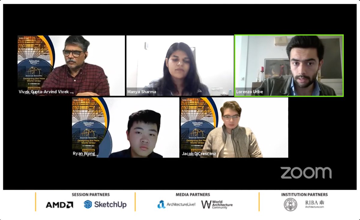 AnimationXpress's tweet photo. “Can architecture change the world for good? That is the question we need to ask”, says Lorenzo Uribe | Architecture Student, @IEuniversity, Madrid.
#ADMSummit #architecture #design #ADM #designingindustry #technology #virtualsummit #society #education #careers https://t.co/Ev3Ip91l9R