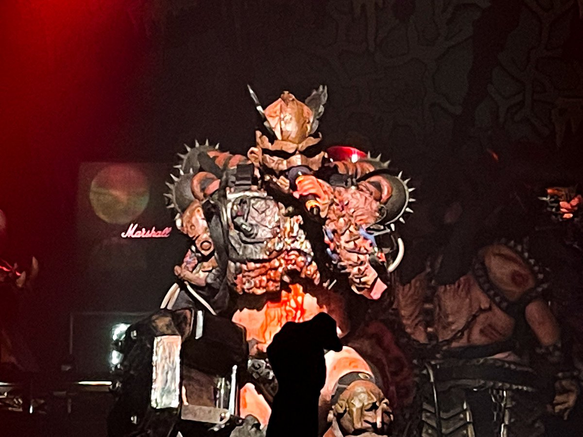 2village_Studio's tweet photo. Still sore from getting killed in the pit at the @gwar show in Cincinnati at #Bogarts
Fucking great show
#gwar #scumdogs https://t.co/BMo7awCQjB