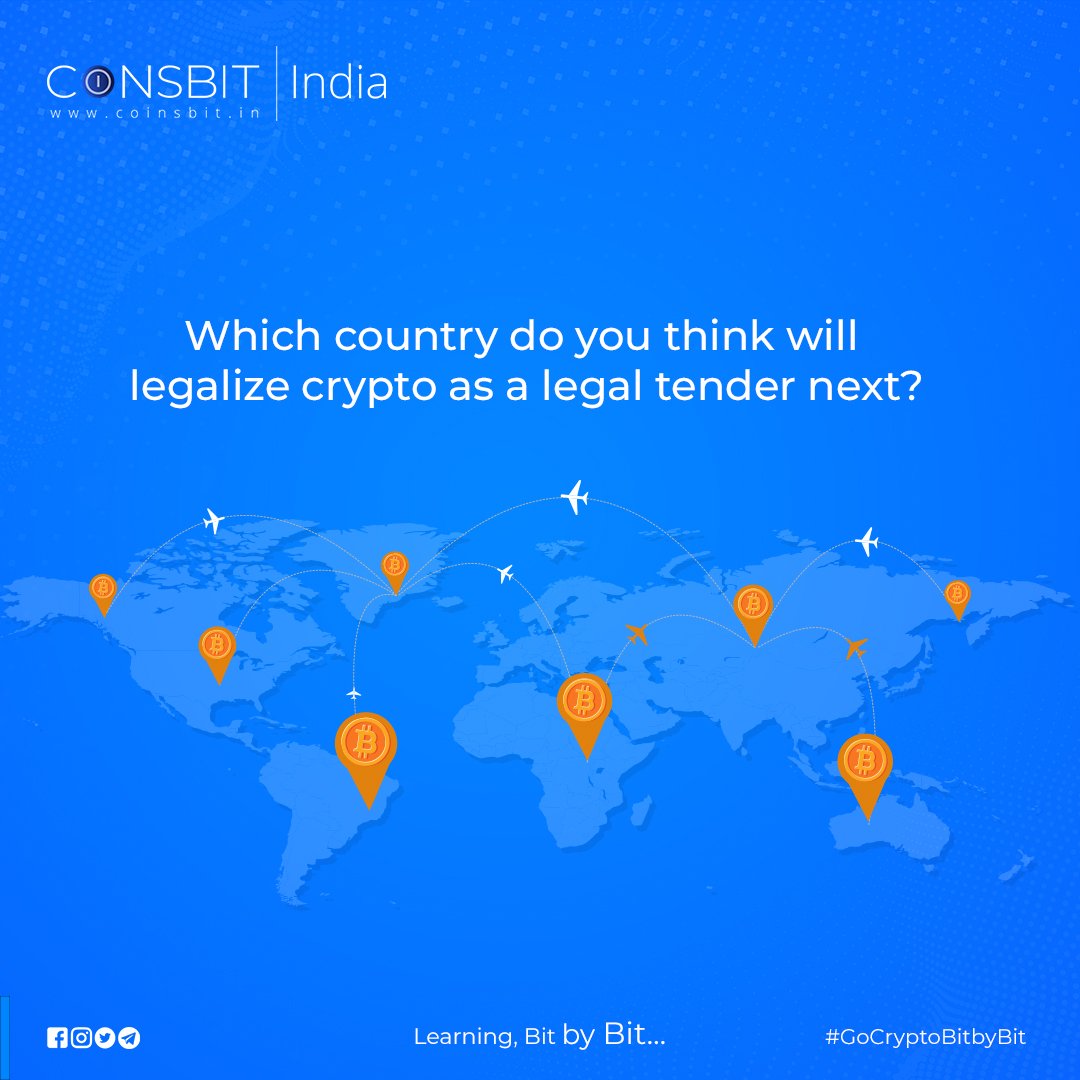 cryptoforce_in's tweet photo. El Salvador made headlines when it adopted Bitcoin as a legal tender. The move seems to have sparked a fire, and several other nations are eyeing Bitcoin.
#switchtocoinsbit #Coinsbitindia #gocryptobitbybit #BitByBit $CIN https://t.co/K5rHgApzFf