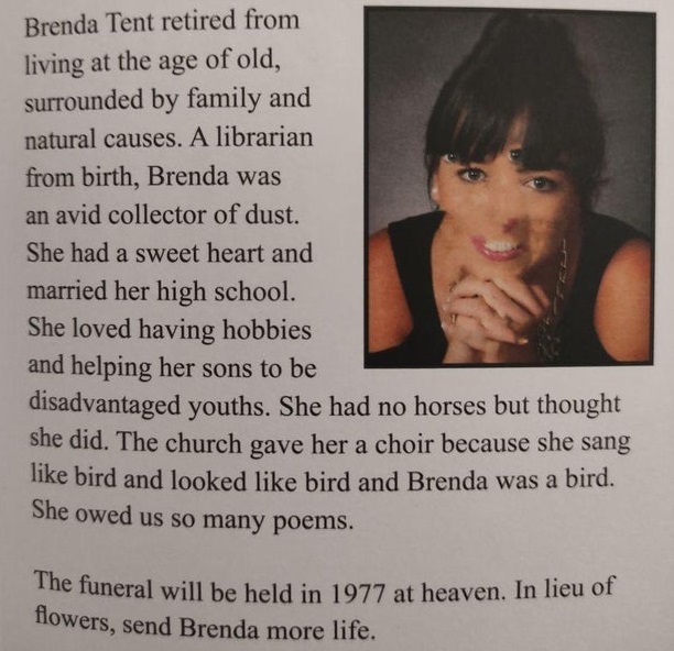 An obituary written by an algorithm.