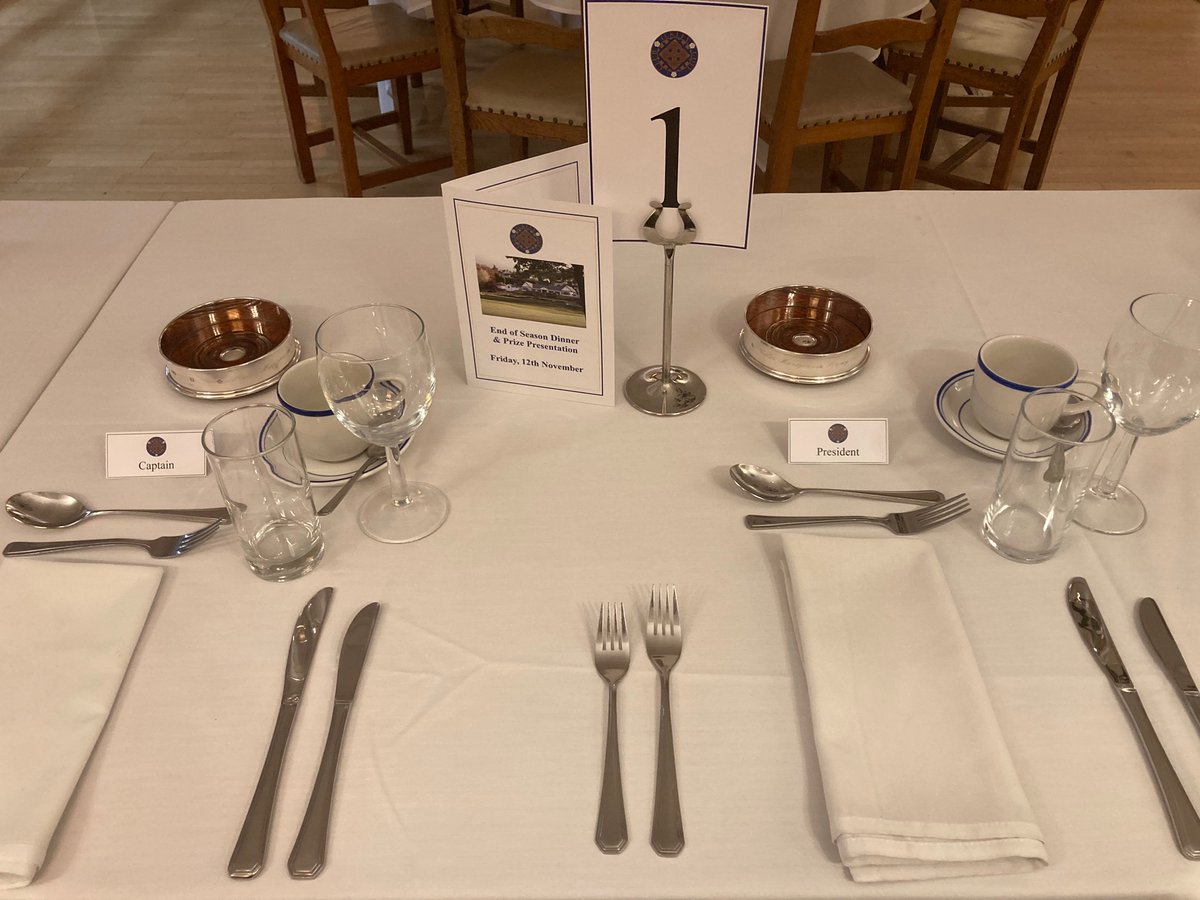 IlkleyGolfClub's tweet photo. It was our Men’s Annual Prizegiving Dinner last night and a double header for 2020 and 2021. A great night had by all! Really good to be able to hold this type of event again. Congratulations to all the prize winners. 🏆🏆👏👏⛳️
#golf #trophies #winners #golfclub #goodtimes https://t.co/f5nPcHBtga