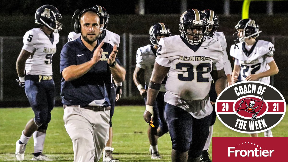 Congrats to Alonso High School's Dylan Clark for winning Coach of the Week!

Winners receive a $2,000 grant from the <a href="/BucsFoundation/">Tampa Bay Buccaneers Foundation</a> to help maintain and upgrade their football program.