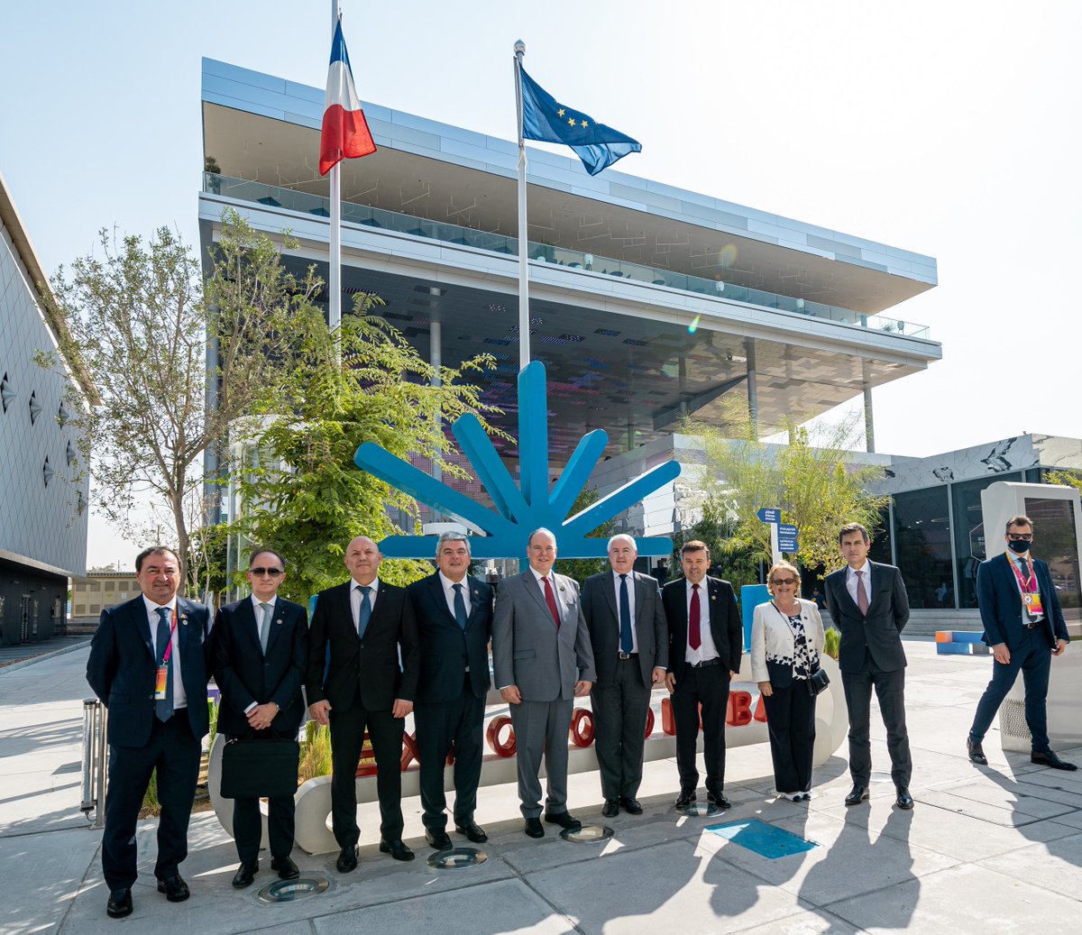 franceexpo2025's tweet photo. Belle Fête Nationale @PavillonMonaco🌟 ! 

Nous sommes ravis d'avoir accueilli aujourd'hui S.A.S Prince Albert II de Monaco, Pierre Dartout - Ministre d'Etat, @stephanevaleri - Président du Conseil National, Jean Castellini, Laurent Anselmi et Richard Milanesio 🇫🇷🤝🇲🇨 https://t.co/EHG8vzi9Ia