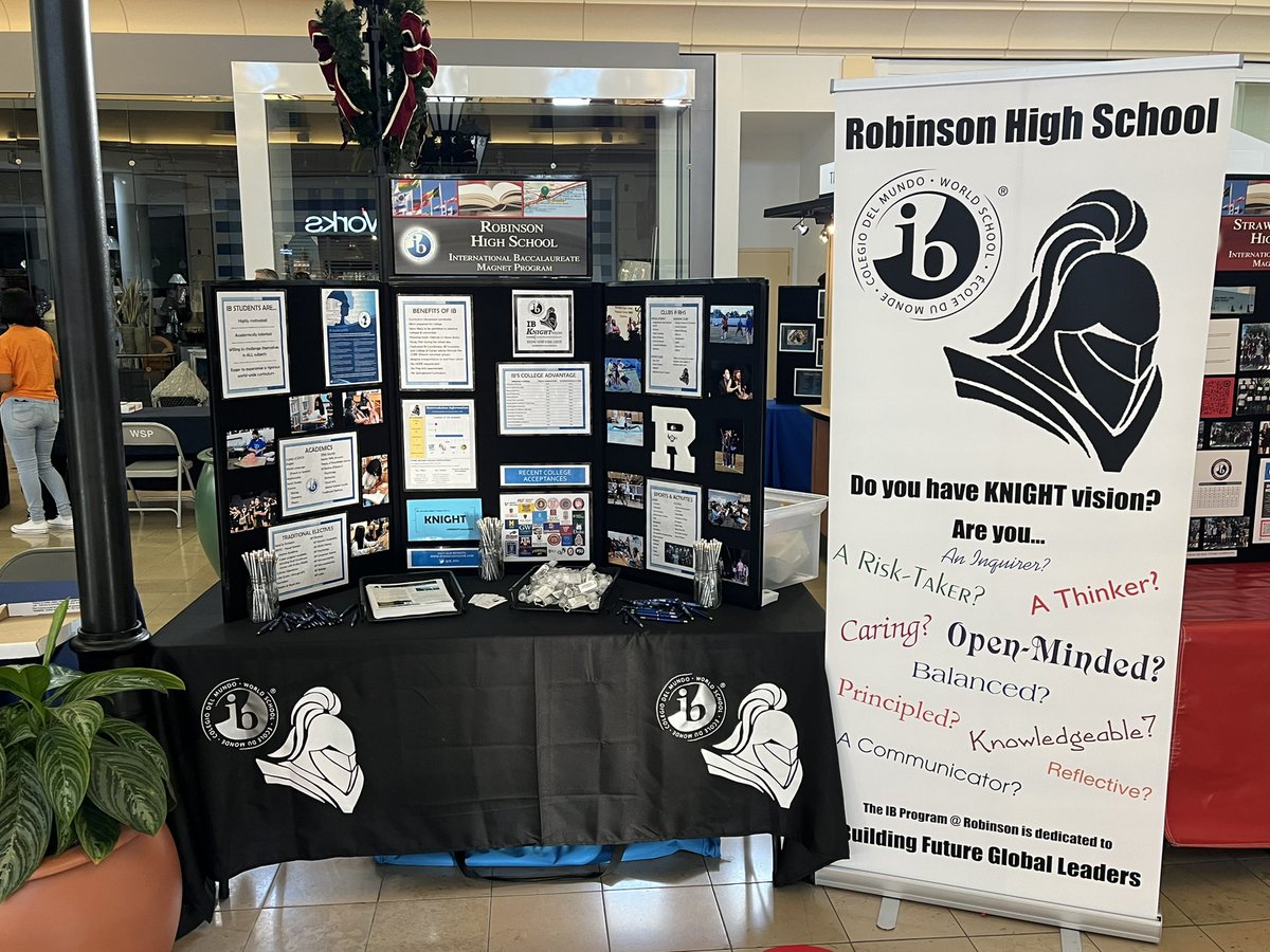 ib_rhs's tweet photo. Student Ambassadors are on hand to answer your questions about our IB program here @WestShorePlz until 1pm (Saturday).
#ShopandLearn #TistheSeason #Classof2026 #Tampa
@HCPSRobinsonHS @SDHCMagnet @CityofTampa https://t.co/Pt3b82fS0G