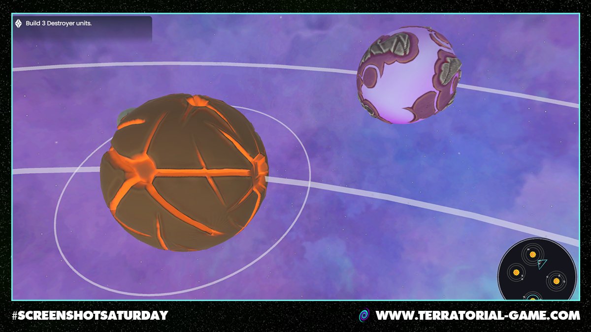 terratorialgame's tweet photo. What is UP #screenshotsaturday?!
Our first ever demo level got a new lick of paint today, sprucing up that #skybox with a very cute blue and pink texture in #4k all ready for @GameDevLondon's #GDLX next weekend!
How about you guys? #gamedev #indiedev #gameart #inproduction #rts https://t.co/AM1UtAwh2J