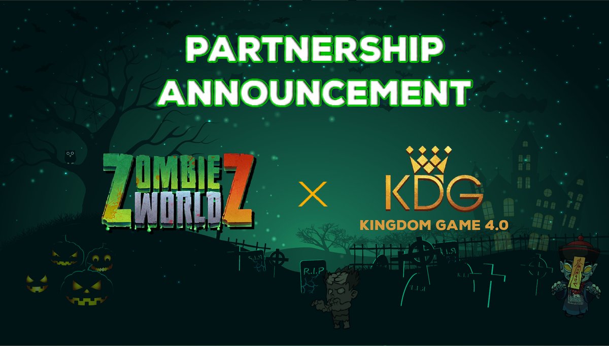 ZWZ_Official's tweet photo. 🎊PARTNERSHIP ANNOUNCEMENT - ZOMBIE WORLD Z &amp; KDG🎊

🤝Hello Zombie world Z’s friends!

📢 We are thrilled and proud to announce that ZOMBIE WORLD Z will be the official partner of Kingdom Game 4.0 for the 1st IGO event of $ZWZ token https://t.co/8HRW9bNKPj