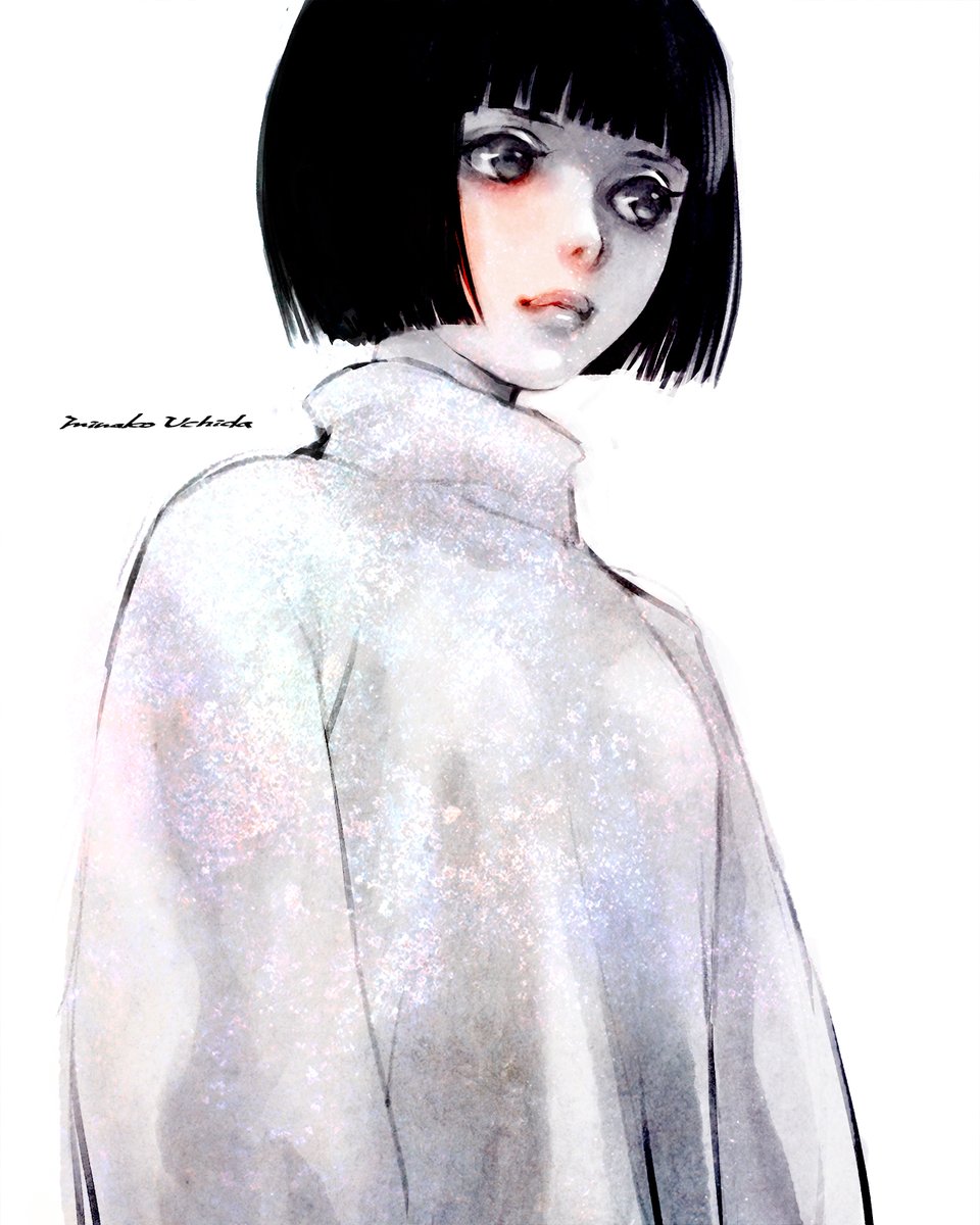 「冷たい色も好き 」|内田美奈子のイラスト
