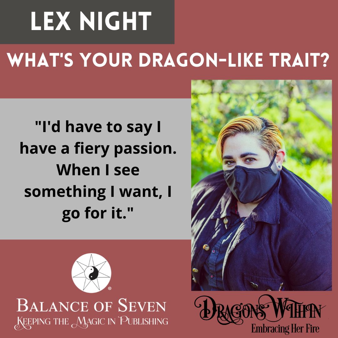 BalanceofSeven's tweet photo. We're proud to introduce 🐲 Lex Night, author of "That Which Binds Us" in Dragons Within: Embracing Her Fire! Lex is a truly determined and passionate writer!

#DragonTrait #Fire #Passion #GoGetter #Author https://t.co/dPYTdFHcTD