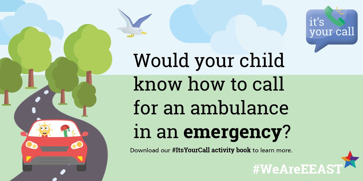 Does your child know how and when to call 999?

It’s important they know what to do just in case of an emergency. 

Download our #ItsYourCall activity book full of information, fun activities and even a short story! bit.ly/3mplp7z
#ItsYourCall