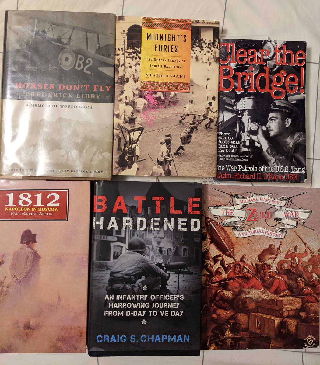 MartinKoenigsb2's tweet photo. Yo- My People, What are you reading this weekend? #NovemberWeekend #WhatAreYouReading ? #MilitaryHistory #DeepDive2021 #20thCenturyHistory #19thCenturyHistory #NapoleonicHistory #ColonialHistory #ZuluWarHistory #WWIHistory #FWWHistory #BiPlaneBadAsses #WWIIHistory #SWWHistory https://t.co/c5G1FBZKGl
