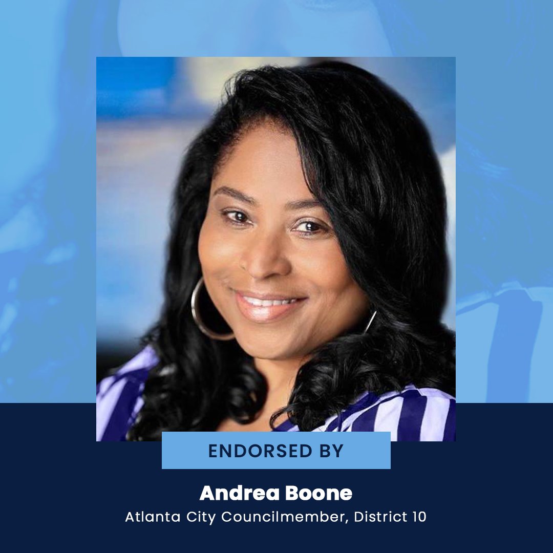JasonHWinston's tweet photo. I am grateful to receive an official endorsement from Atlanta City Councilmember, Andrea Boone!

Councilmember Boone is an excellent advocate and leader whom I will work with to build a stronger, more equitable Atlanta for ALL. 

Thank you for your support, Councilmember Boone! https://t.co/i49iLoz53F