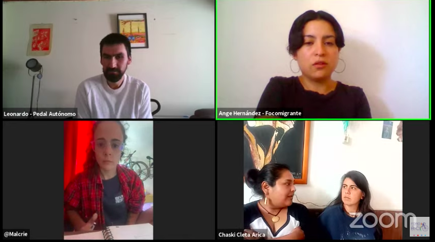 ForoBiciChile21's tweet image. #ForoBiciChile2021 | Leonardo Peña (Pedal Autónomo): "Las personas que se acercan al taller son personas que ya están convencidas de usar la bicicleta".

🔴 Sigue la transmisión por Youtube: youtube.com/watch?v=sX-OcM…