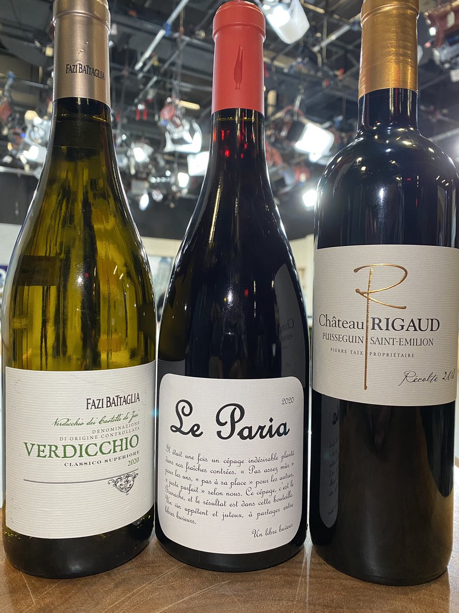 phillapeyrie's tweet photo. 3 bons flacons pour vous. 👌🍷😋
Santé et bon week-end! ☀️♥️✌️ https://t.co/XrN1Q7AXj5
