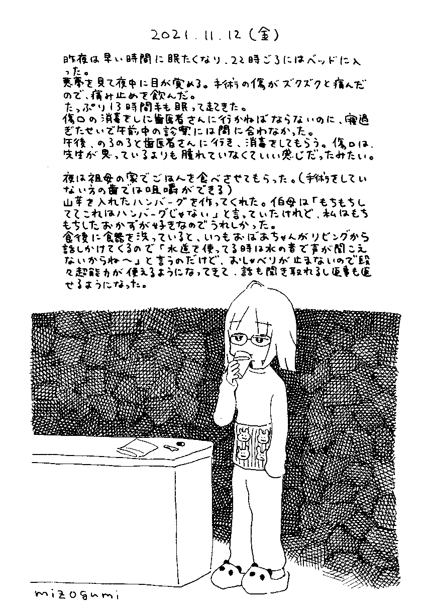 11/12の絵日記 