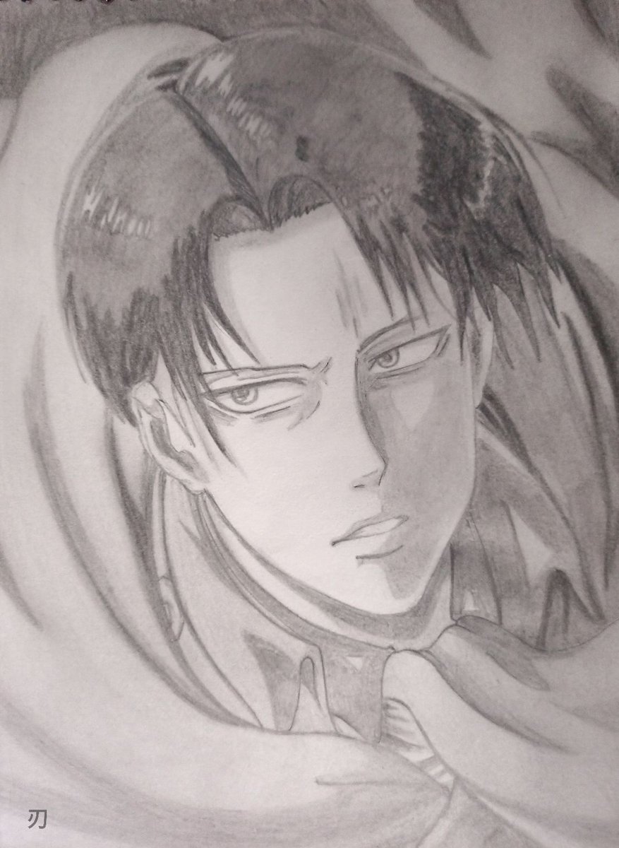 o0aayushhh's tweet image. levi sketch ☄️ 

#firstupload
