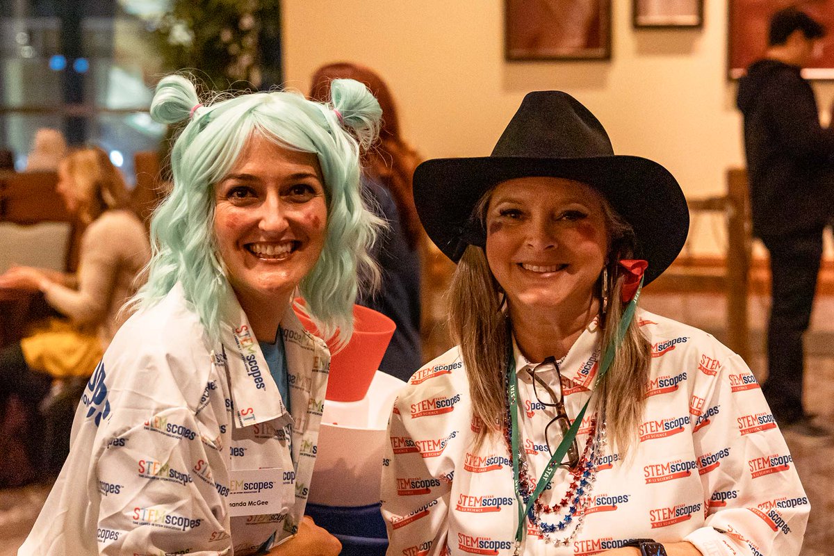 Accel_Learn_Inc's tweet photo. With stomp rockets, roping lessons, line dancing and more, Thursday night's Space Cowboy Soiree was a blast! Here's a quick roundup of photos from the opening night of #CAST21. @TXScienceSTAT https://t.co/YMuWwEQTHr