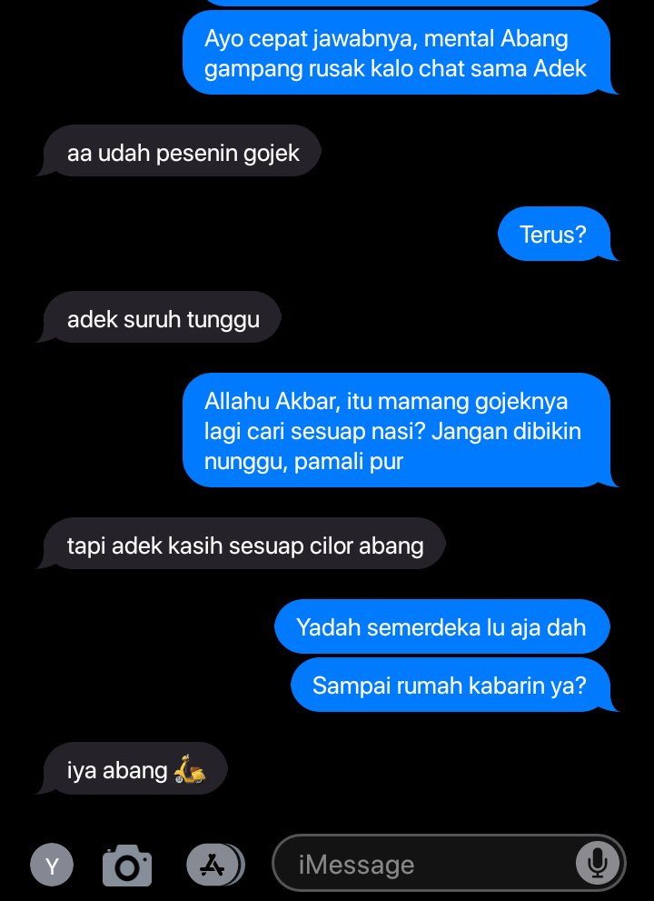 terjahe's tweet photo. • Hari pertama menjadi Abang Om untuk dua orang 👍 https://t.co/1SevzrJXCr