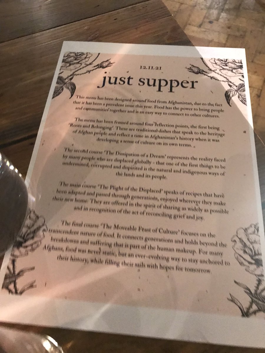 BerniExcell's tweet photo. Utterly prophetic that last night a few of us desiring to know, and journey with our Afghan brothers &amp; sisters and all who are refugees were hosted by @HomeCafeSW18 for a meal “remembering” their:our story. Echoes of Sedar. #remembering #thosewithus #thoseleftbehind #community https://t.co/i2BsKaEVCh
