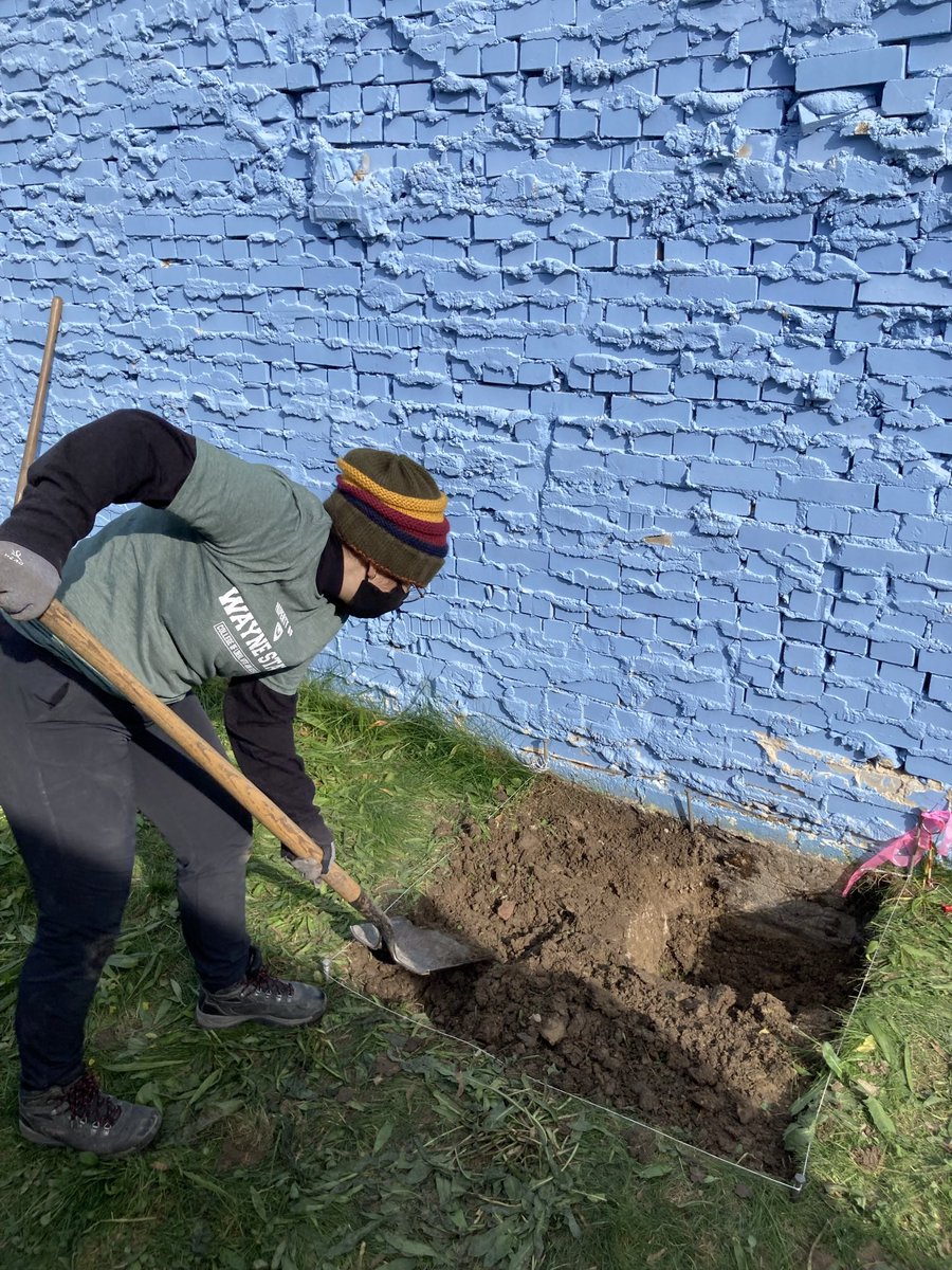 GrosscupMuseum's tweet photo. Today at @MOCAD’s Mike Kelley Homestead - the teen council, @AnthroAtWayne students, @KrystaRyzew and @RebeccaSGraff are excavating so you can consider the unseen with them. Please stop by! https://t.co/NEwTaJmaBr #detroit #mikekelkey #archaeology #jantichy https://t.co/LZQARaY6m7
