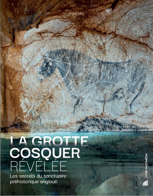 PrehistoTweet's tweet photo. Je publie mon nouveau livre « La grotte Cosquer révélée », le 24-11 chez @Synops1. J’y raconte l’histoire de cette cavité ornée extraordinaire, immergée dans les Calanques à Marseille, de sa fréquentation il y a 33000 ans à sa restitution en 2022.  https://t.co/vFsmbL30Wk https://t.co/Nfo5U9K3Nt