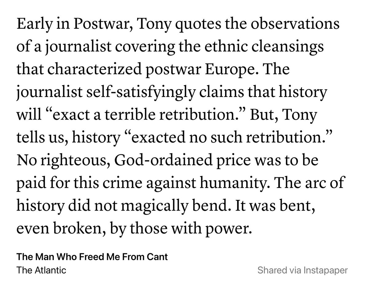 jbouie's tweet photo. Ta-Nehisi Coates on Tony Judt is very good. https://t.co/gqiOgl0p9J https://t.co/RCDMBFGNhw